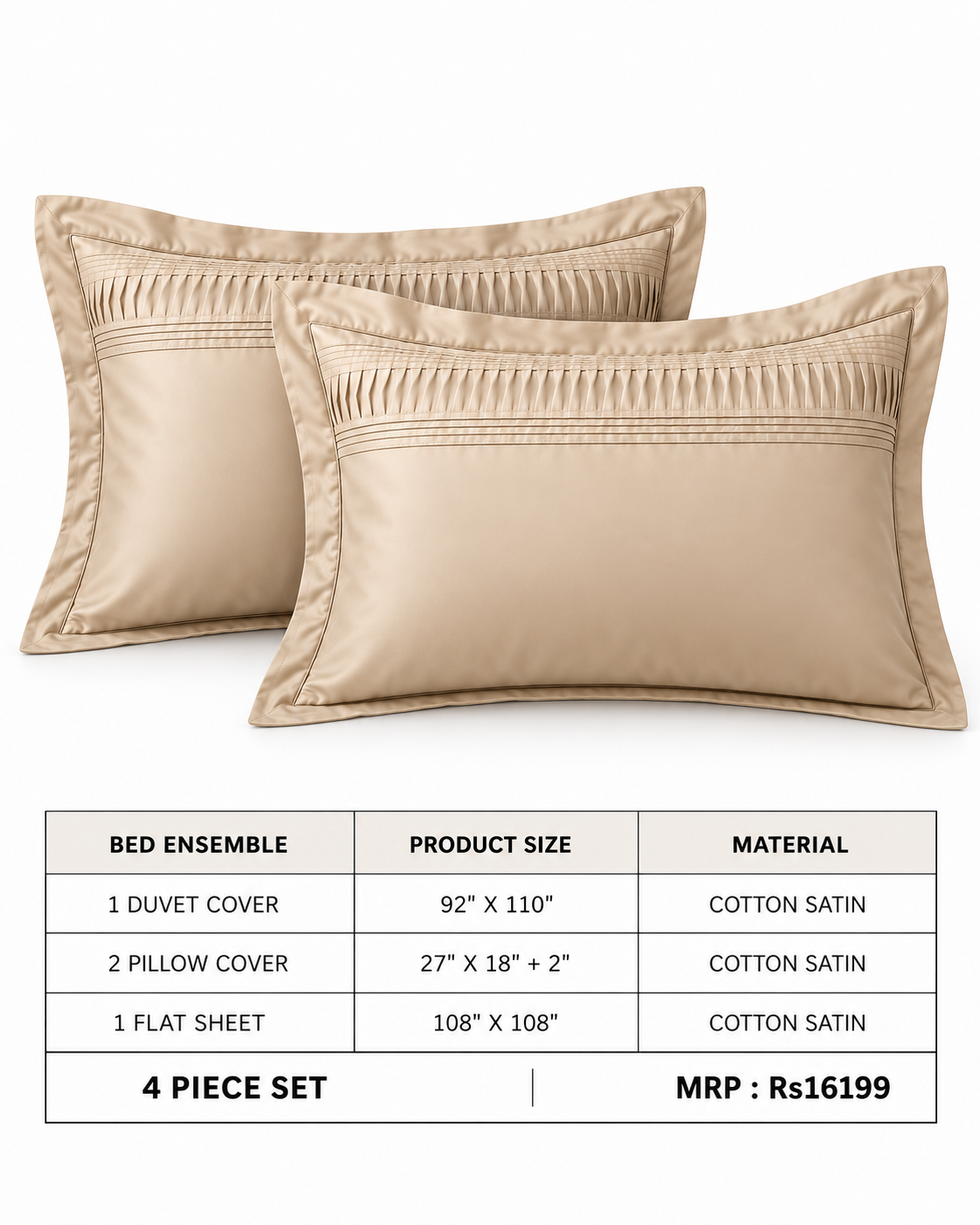 Anna Simona  4 Piece Duvet Set