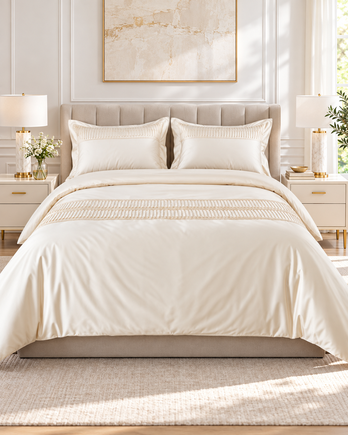 Anna Simona  4 Piece Duvet Set