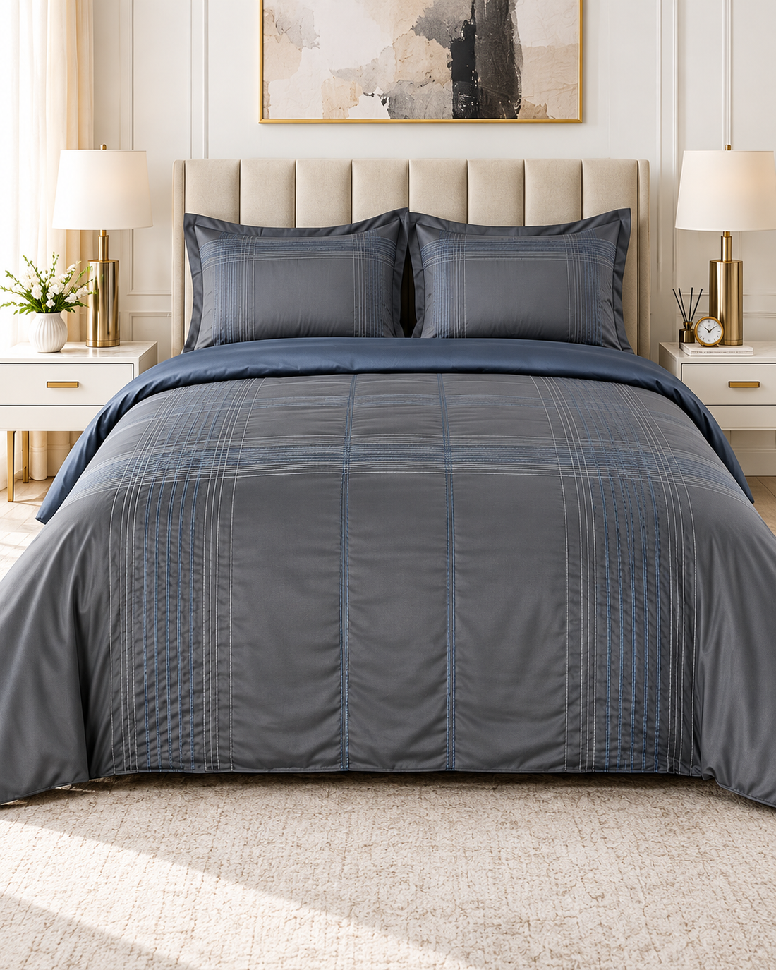 Anna Simona 4 Piece Duvet Set
