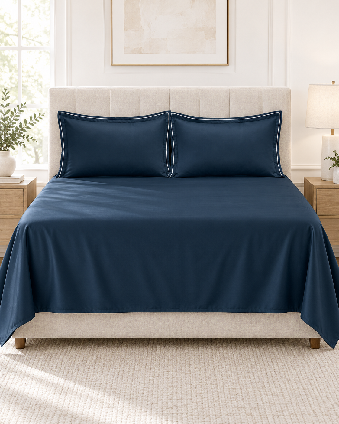Anna Simona 3 Piece Flat Sheet Set