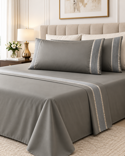 Anna Simona 3 Piece Flat Sheet Set