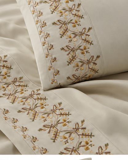 Anna Simona 3 Piece Flat Sheet Set
