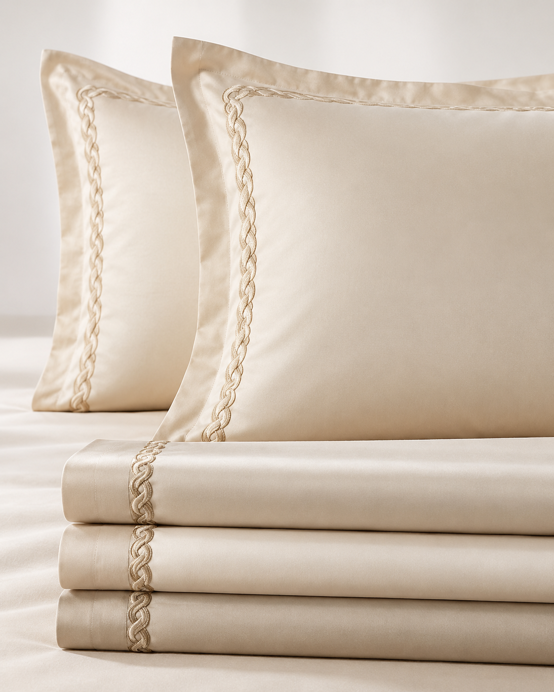 Anna Simona 3 Piece Flat Sheet Set