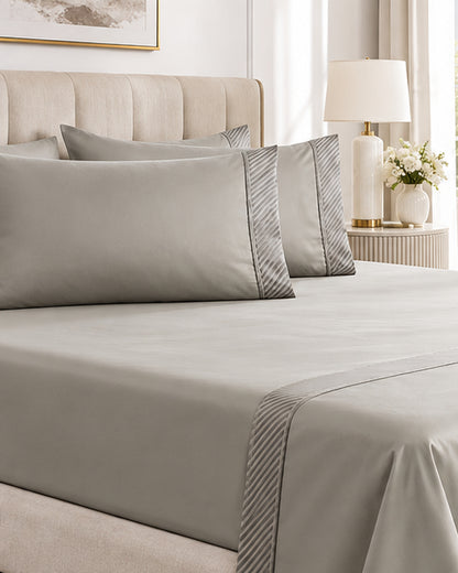 Anna Simona 3 Piece Flat Sheet Set