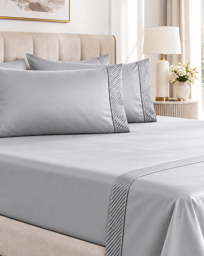 Anna Simona 3 Piece Flat Sheet Set